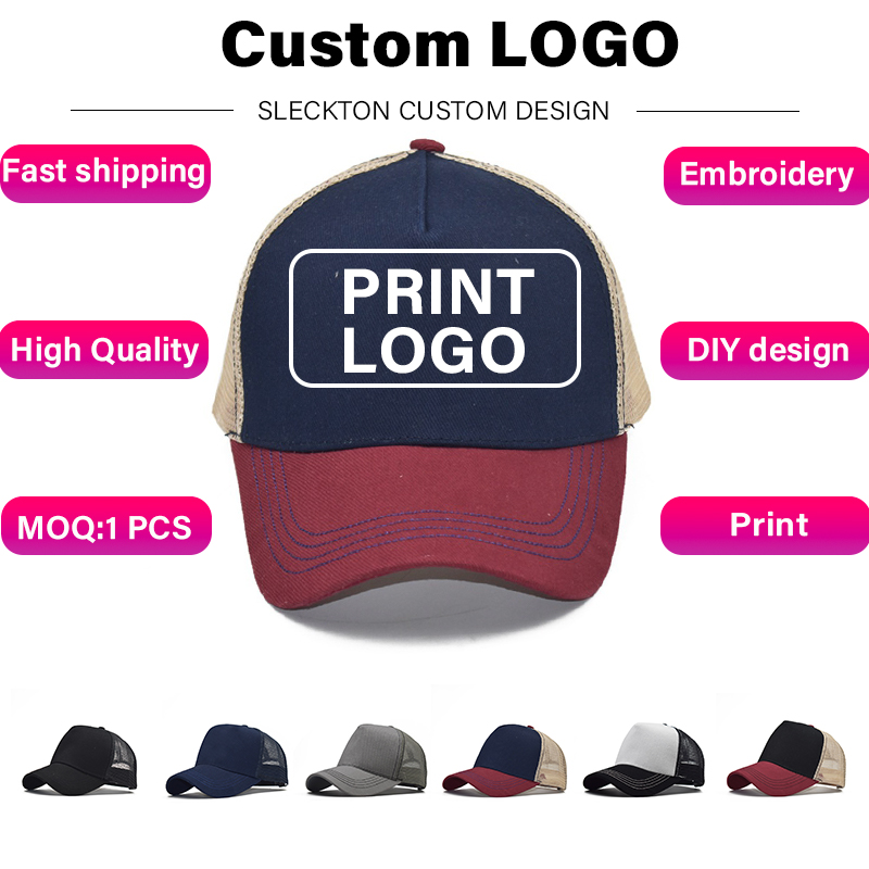 Stussy Bucket Hat - SLECKTON Custom LOGO Embroidery Mesh Cap