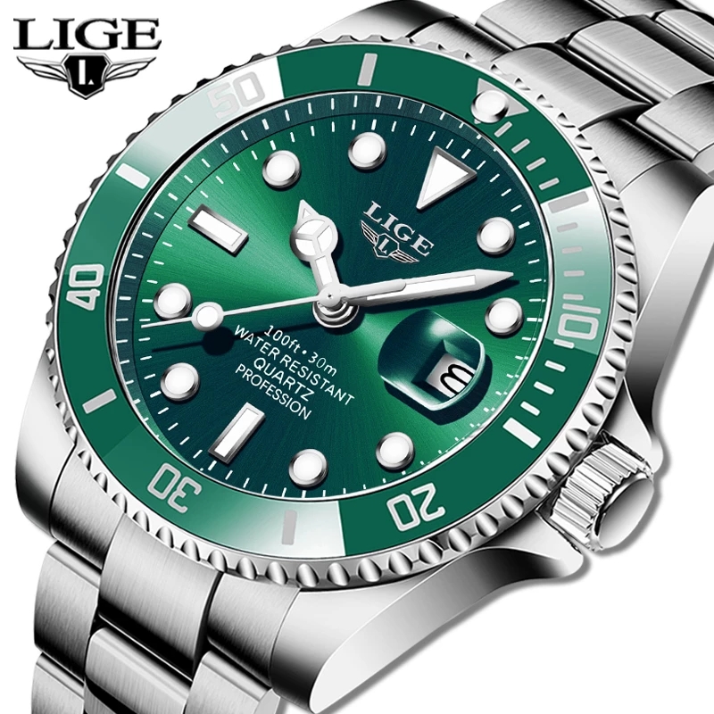 Streetwear Brand Luxury - LIGE Top Brand Luxury Fashion Diver