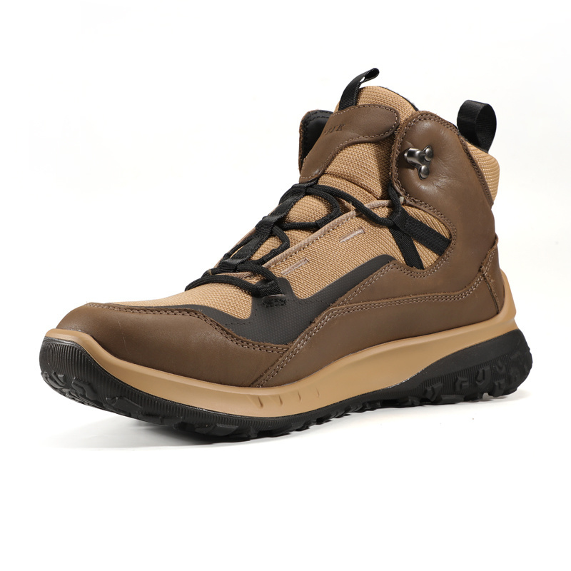 High Top Leather Shoes Men Lux - Streetwear Outdoor Brand review and price