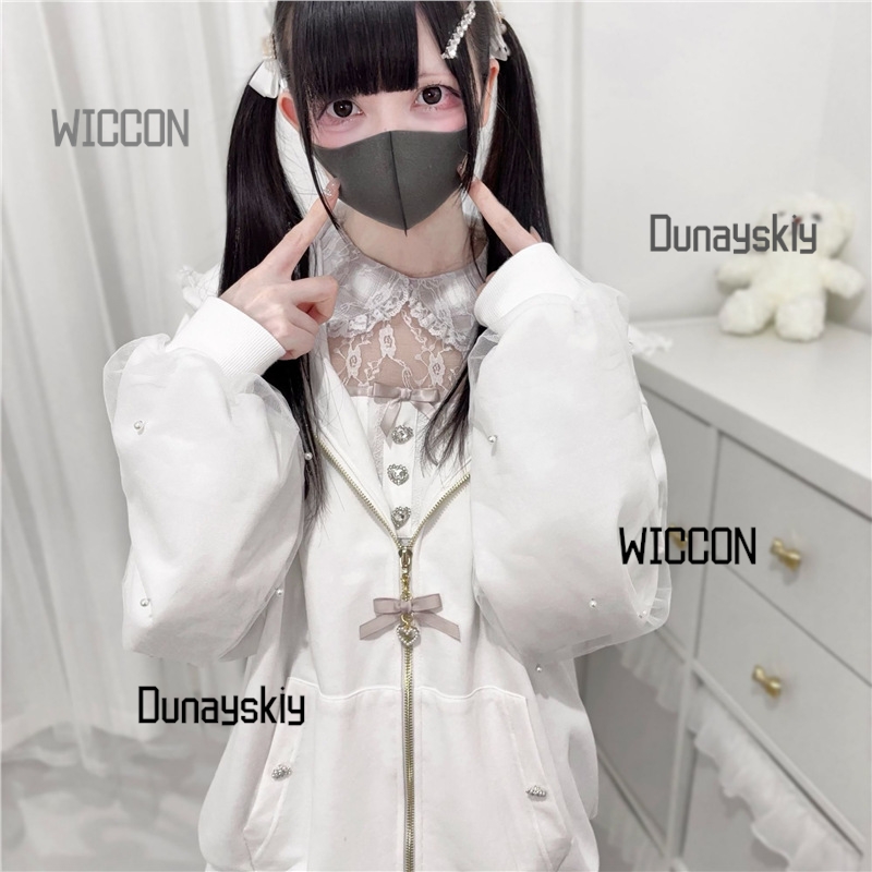 Jirai Kei Japanese Bunny Hoodi - Streetwear Brand Y2K review and price