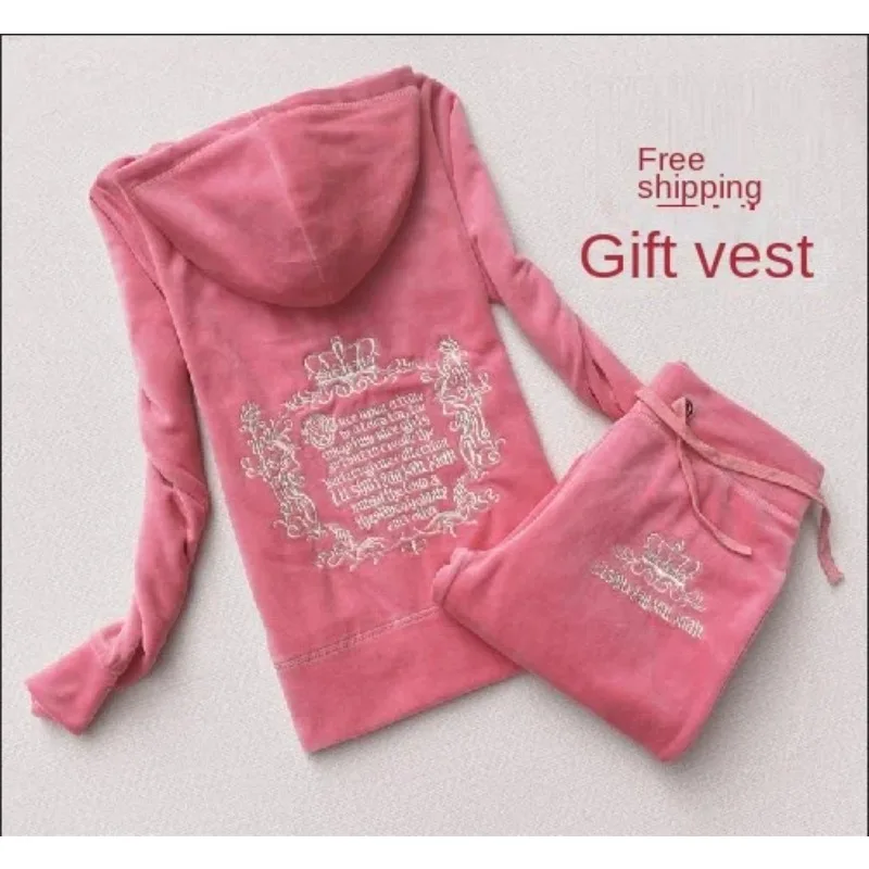 JC Tracksuit Women Velvet Wome - Streetwear Brand Y2K review and price