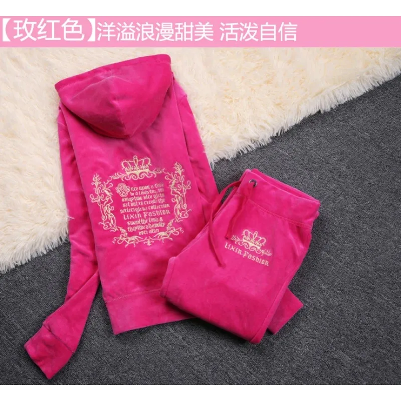 JC Tracksuit Women Velvet Wome - Streetwear Brand Y2K review and price