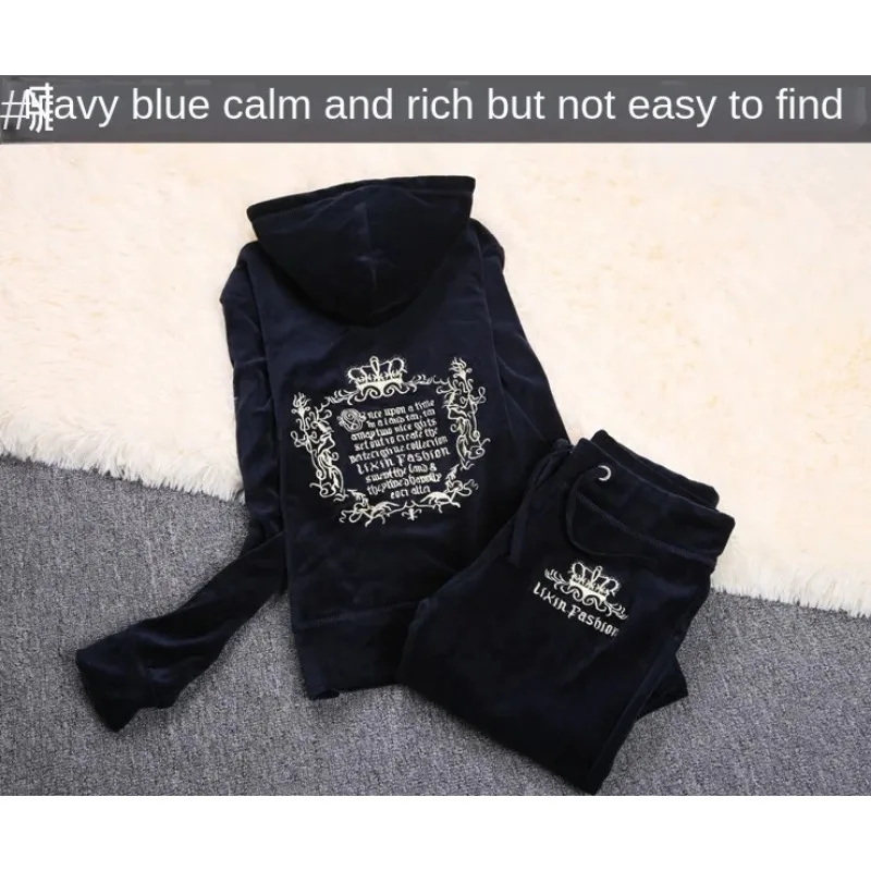 JC Tracksuit Women Velvet Wome - Streetwear Brand Y2K review and price