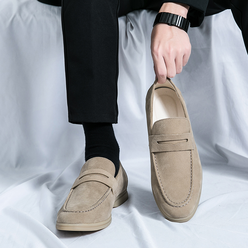 Spring New Classic Suede Loafe - Streetwear Brand Luxury review and price