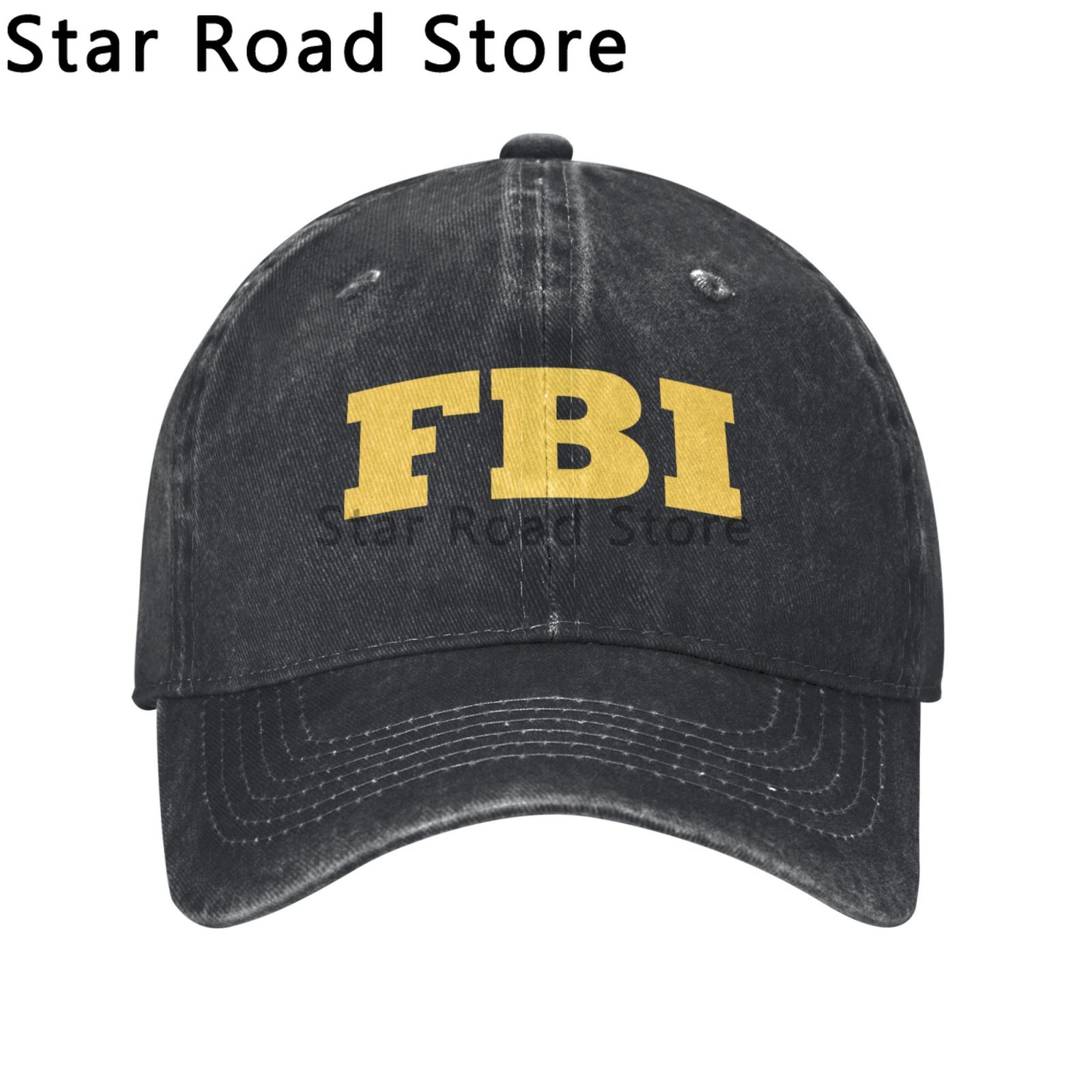 FBI Logo Print Baseball Cap Uv - Stussy Bucket Hat review and price