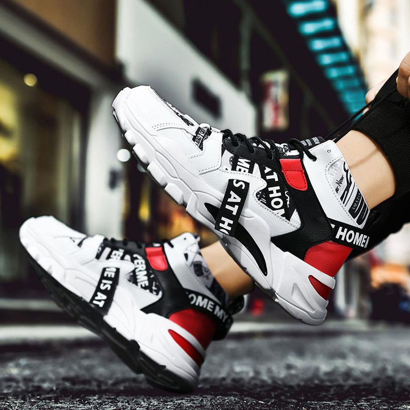 Large Size High Top Chunky Man - Streetwear Brand With White Flowers review and price