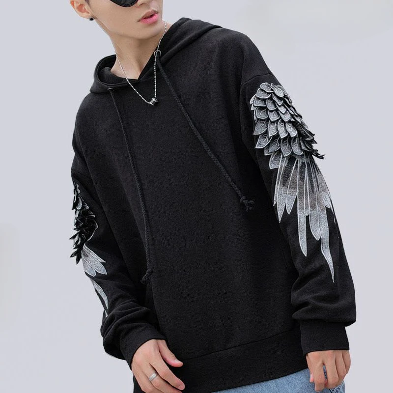 Sweatshirt for Men Hooded Embr - Streetwear Outdoor Brand review and price