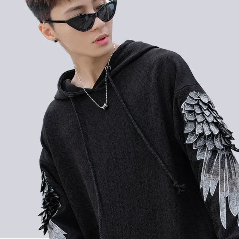 Sweatshirt for Men Hooded Embr - Streetwear Outdoor Brand review and price